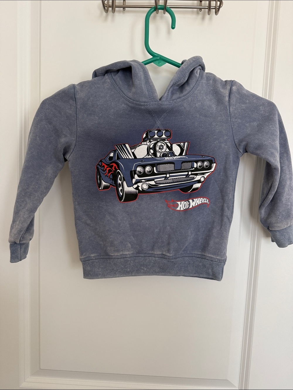 Kids' Hot Wheels Hooded Sweatshirt - Washed Blue
